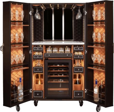 Medium Bar Cabinet Trunk | Trunks of Spirit | Trunks Company